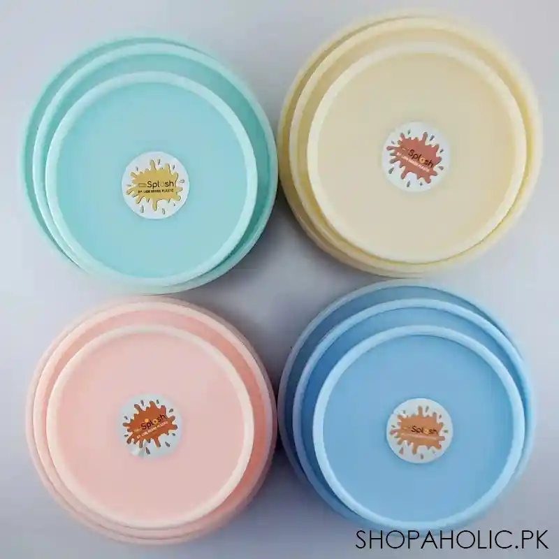 (set of 3) splash food storage bowl with lid image4