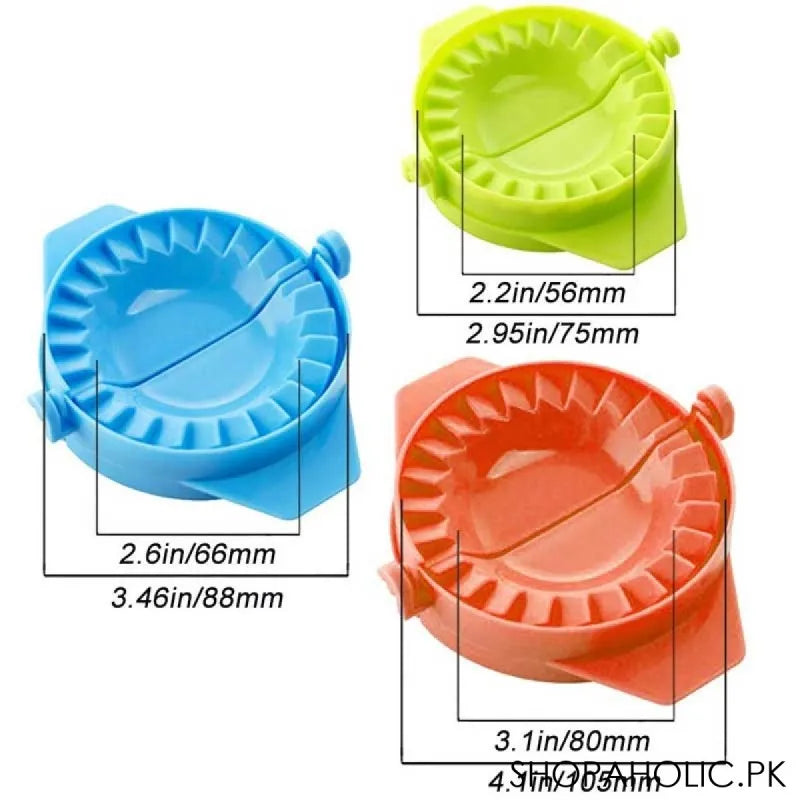 (set of 3) stampi ravioli dumpling pie mould image2