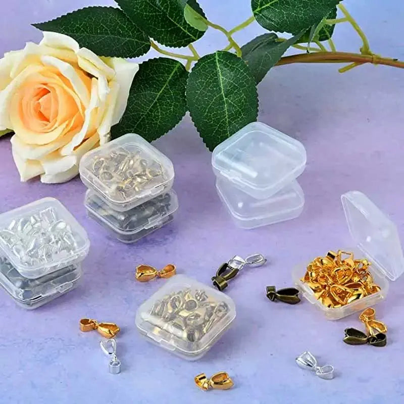 (set of 3) transparent mini multifunctional jewelry storage box image5