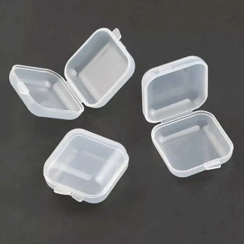 (set of 3) transparent mini multifunctional jewelry storage box image7