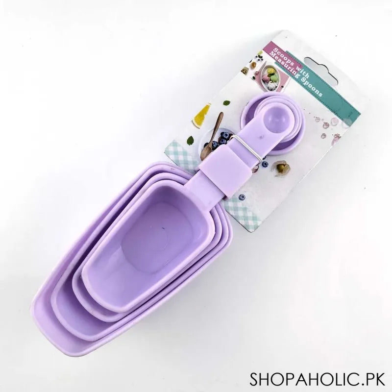 (set of 4) 2 in 1 scoops with measuring spoons main image