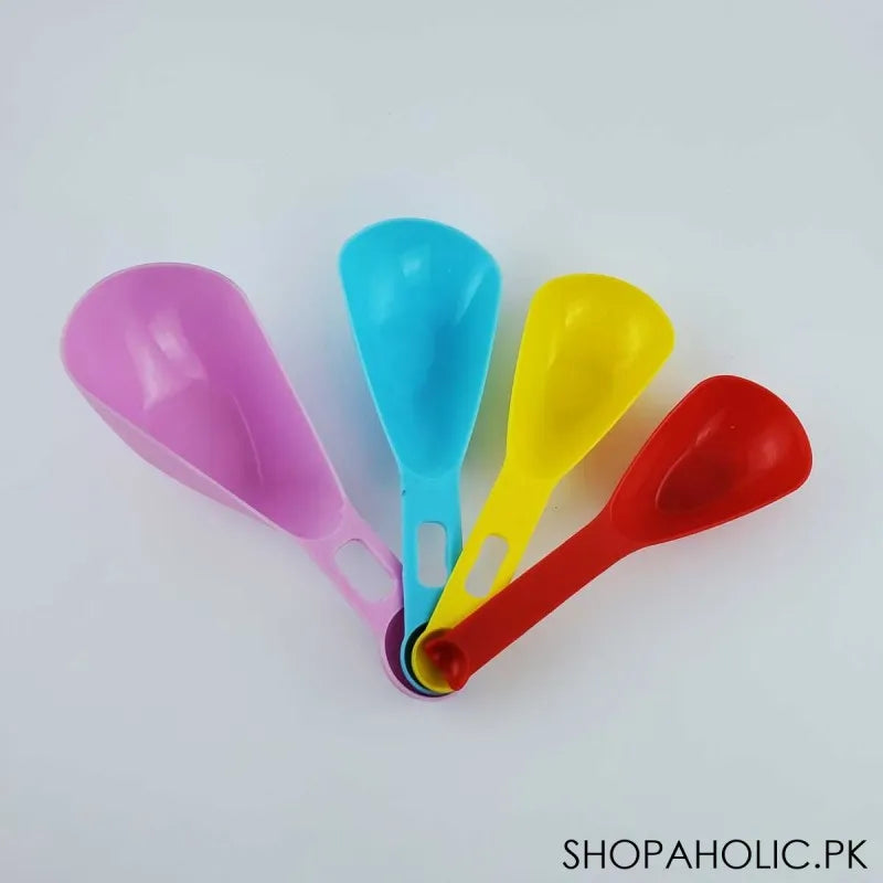 (set of 4) colorful 2 in 1 measuring scoop and spoon main image