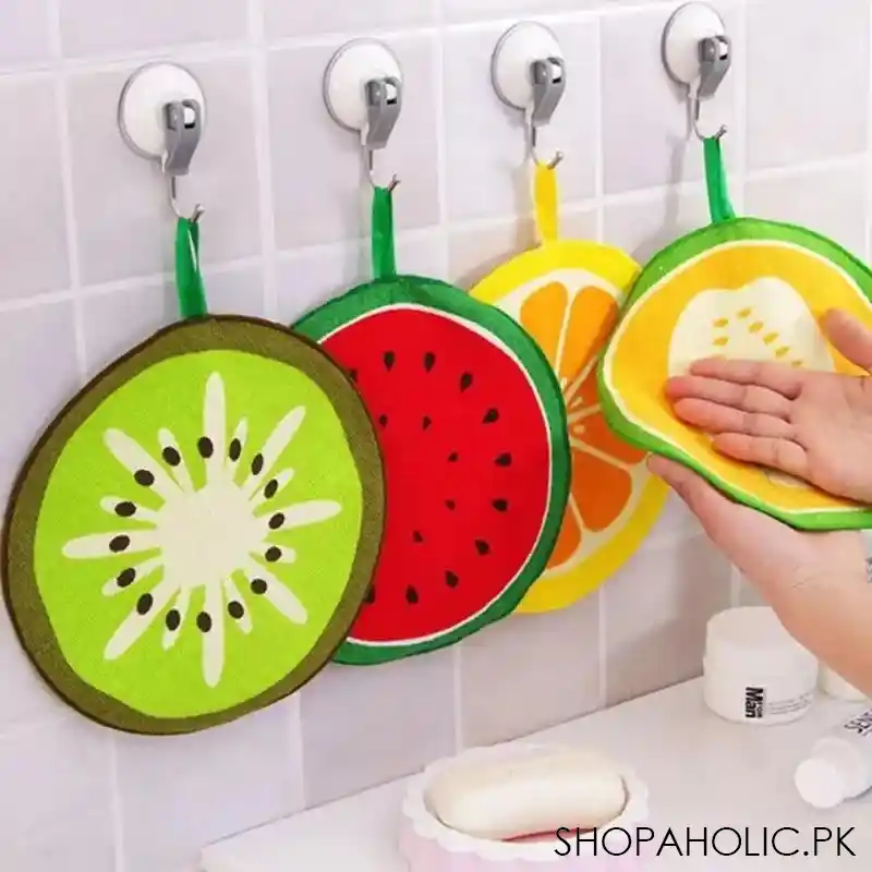 set of 4 fruity kitchen cloth main image