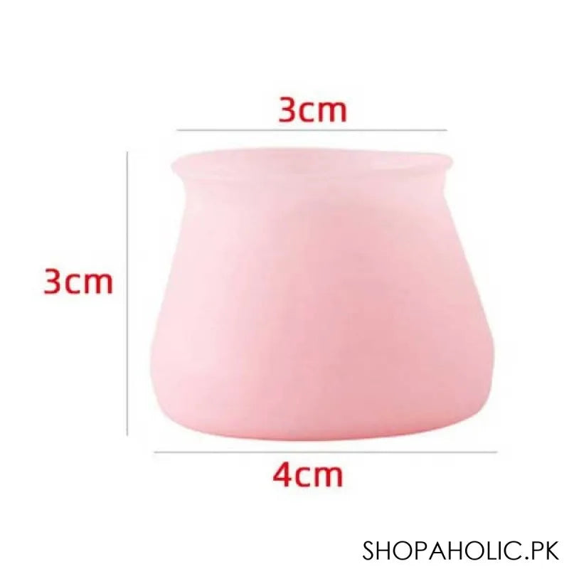 (set of 4) furniture silicone protection cover   pink image2