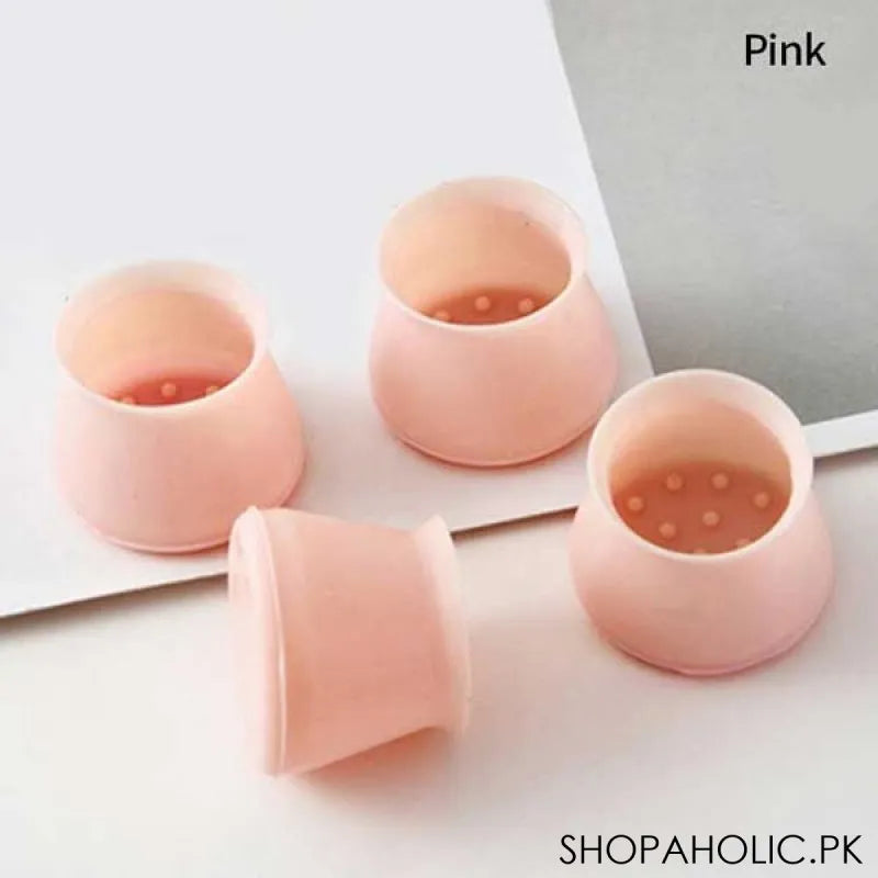 (set of 4) furniture silicone protection cover   pink image3