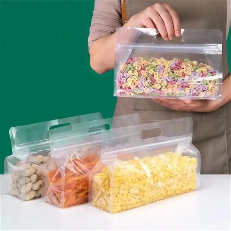 set of 4 reusable transparent flat bag image4