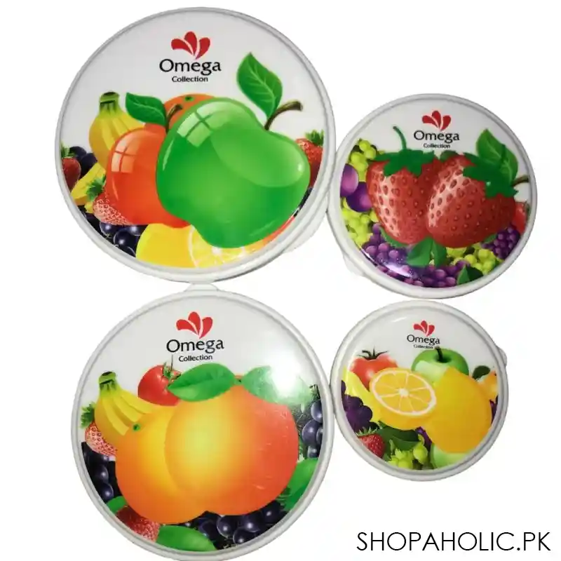 set of 4 round fruity box image3