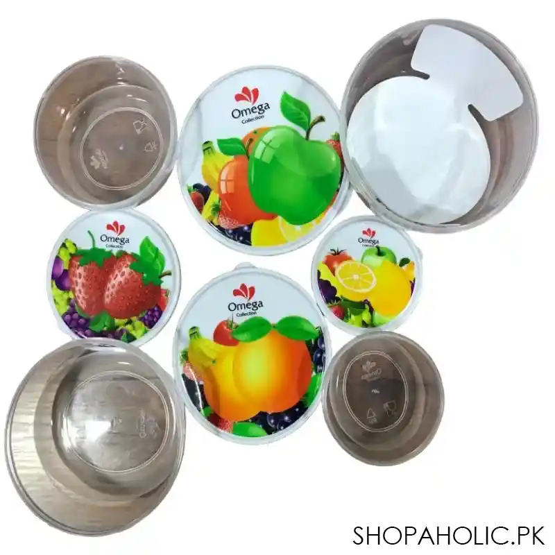 set of 4 round fruity box image4