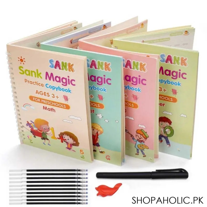 (set of 4) sank magic book for kids image7