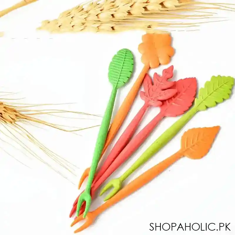 set of 40 leaf fruity forks image3