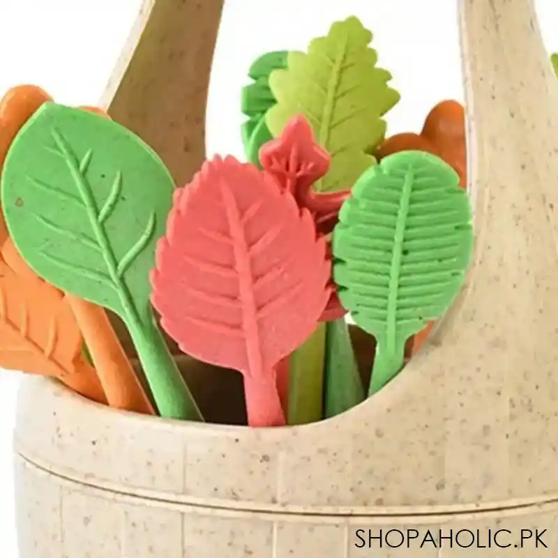 set of 40 leaf fruity forks image5