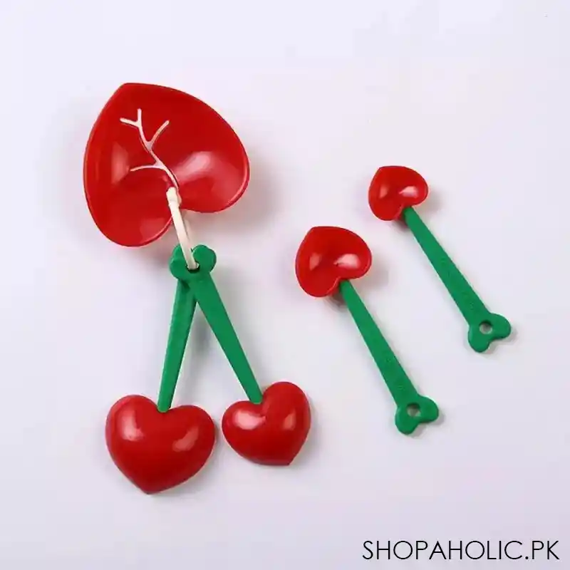 set of 5 heart measuring spoon set image4