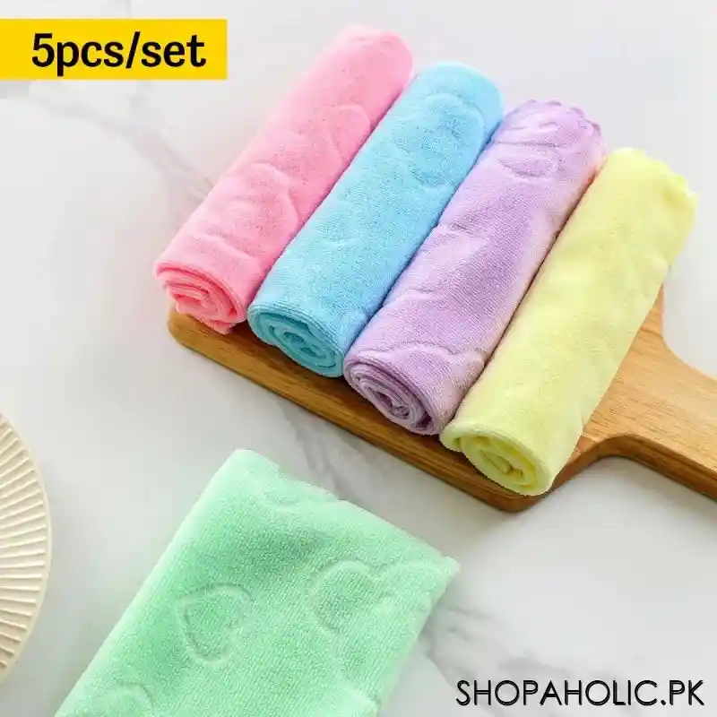 (set of 5) microfiber cleaning towel set   small image5