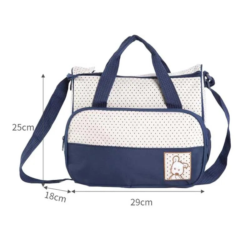 set of 5 mommy bags (big bag, medium bag, thermos bag, food separate bag, thick urine pad) image6