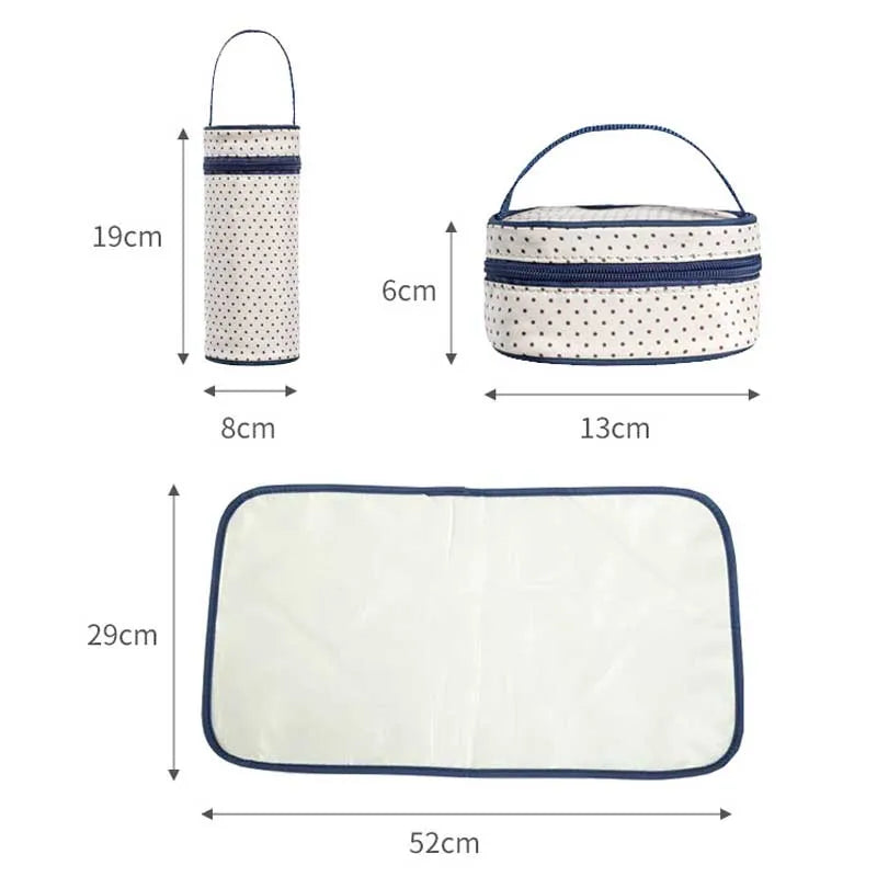 set of 5 mommy bags (big bag, medium bag, thermos bag, food separate bag, thick urine pad) image7