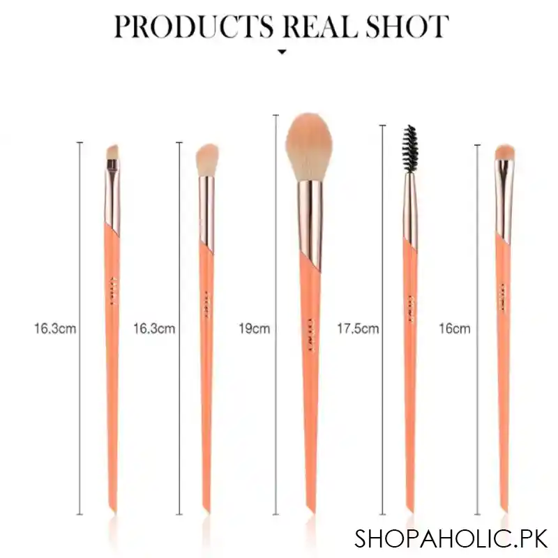 set of 5 universal makeup brushes set image3