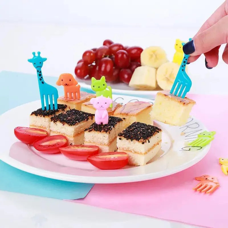 set of 50 animal fruity forks image2