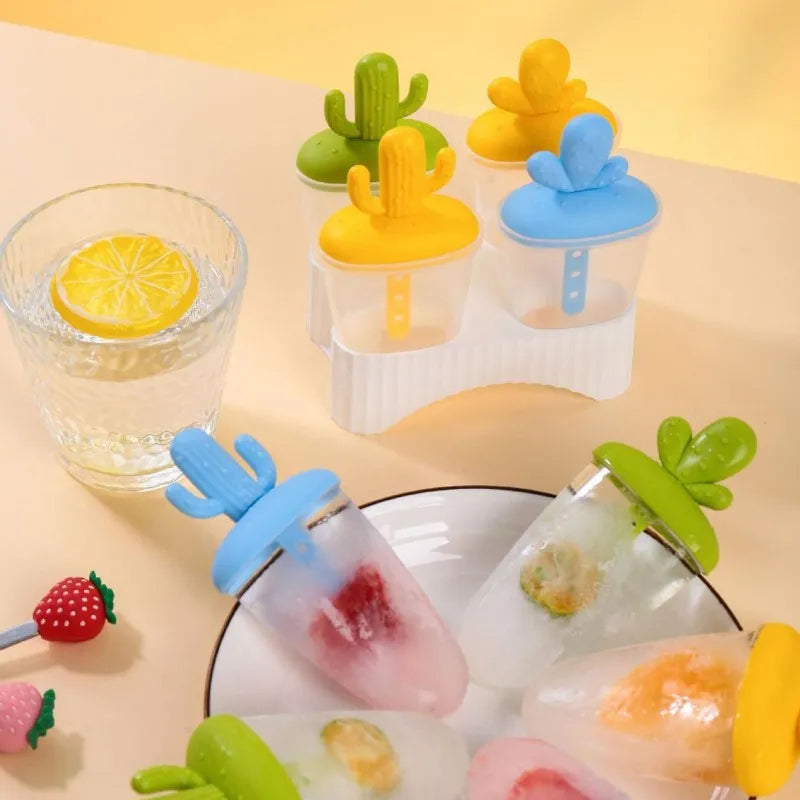 set of 6 cactus popsicle maker image2