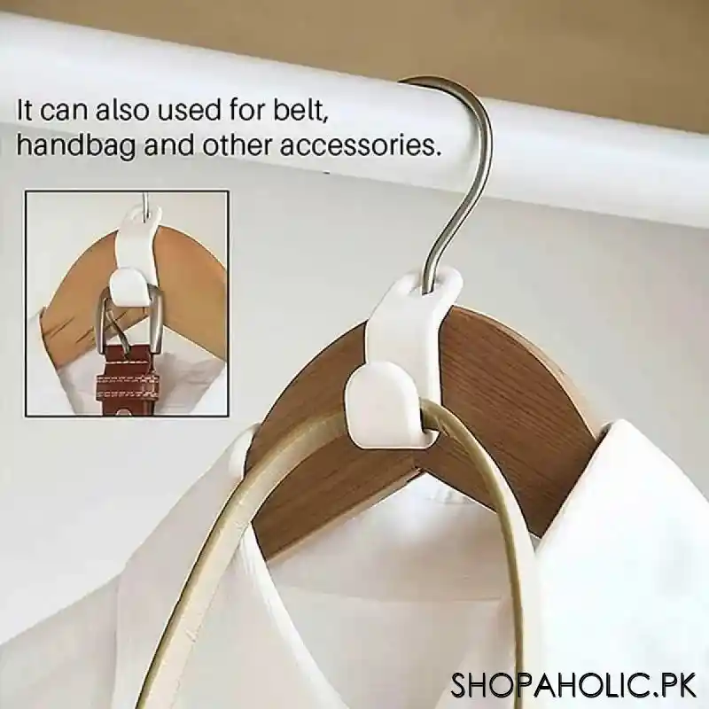 (set of 6) mini clothes hanger connector cascading hooks image4