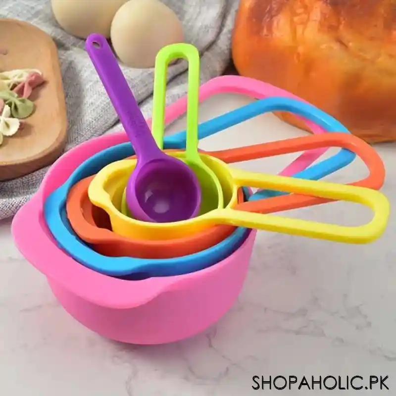 (set of 6) plastic measuring cup spoons image6