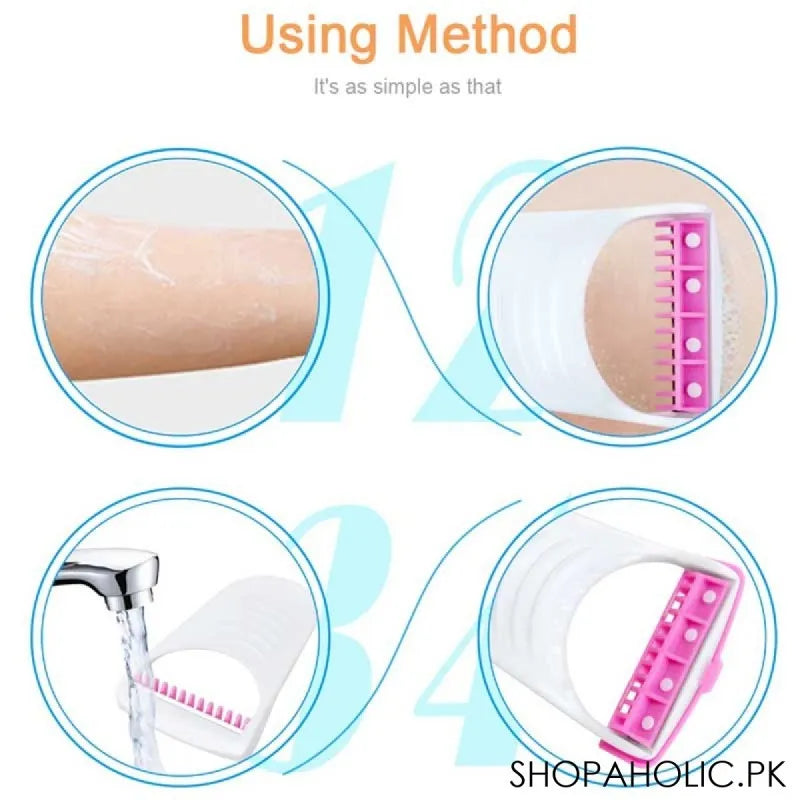 (set of 6) shave body razor for women image2