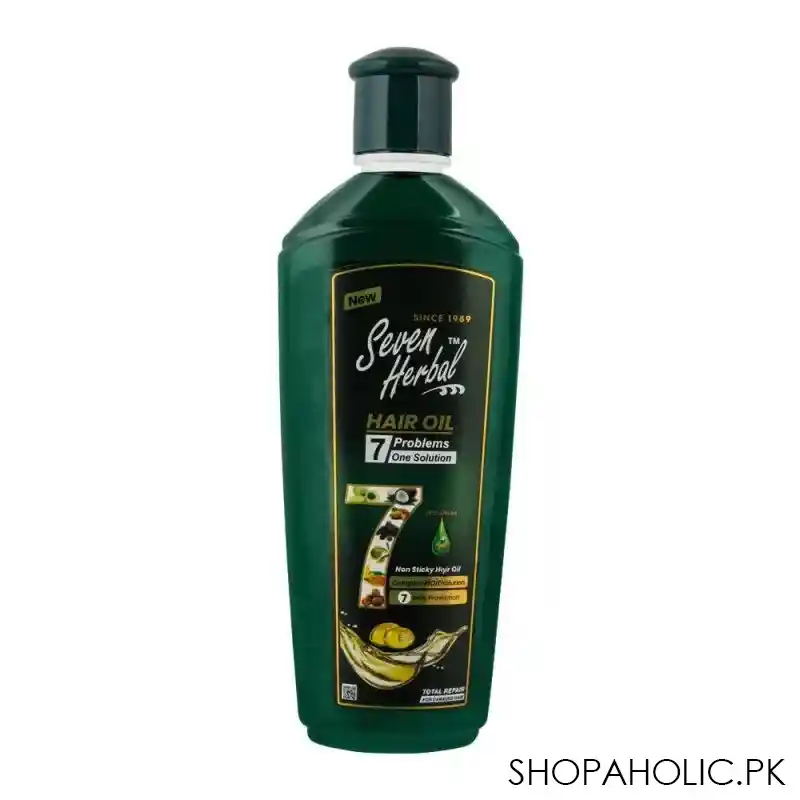 seven herbal hair oil, 200ml image2