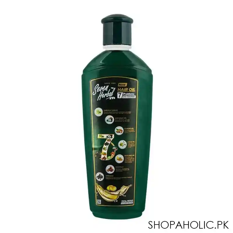 seven herbal hair oil, 200ml image3