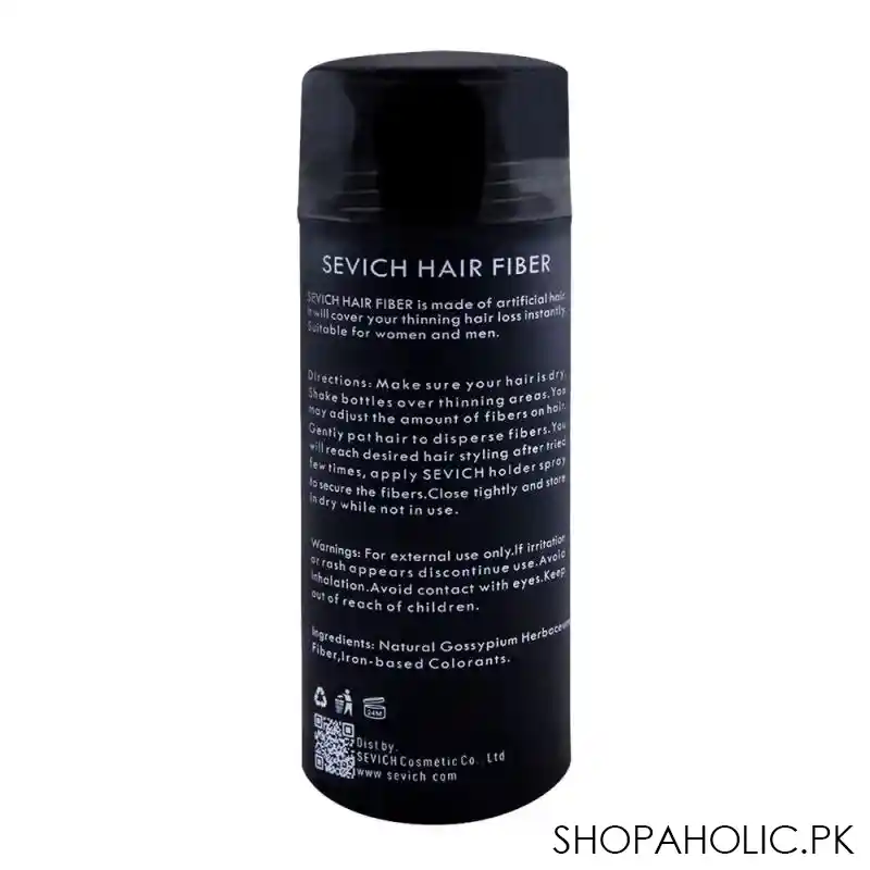 sevich hair building fibers, medium brown 25g image2