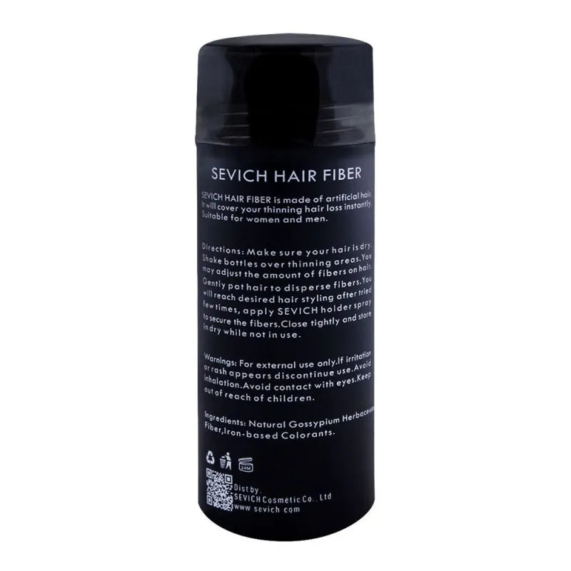 sevich hair building fibers, medium brown 25g image2