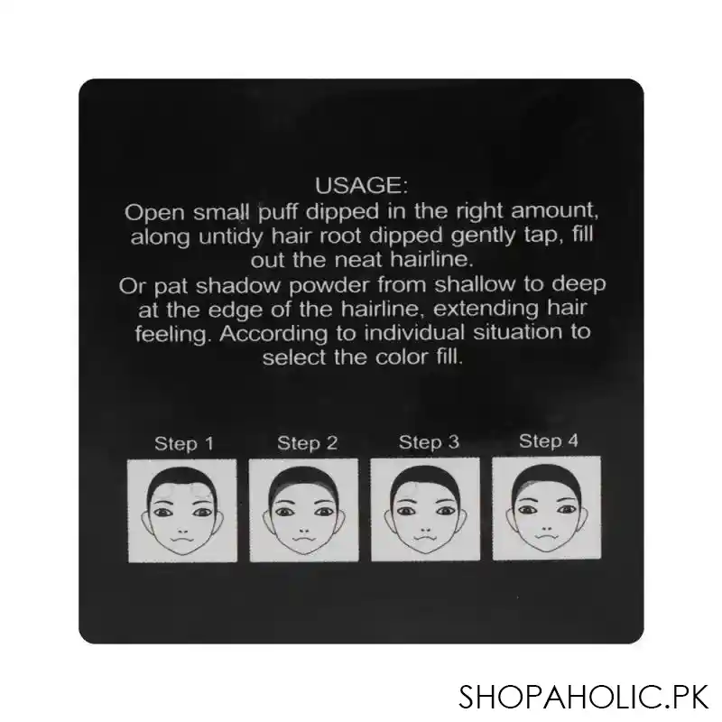 sevich hair shadow powder full hair instantly, grey, 4g image4