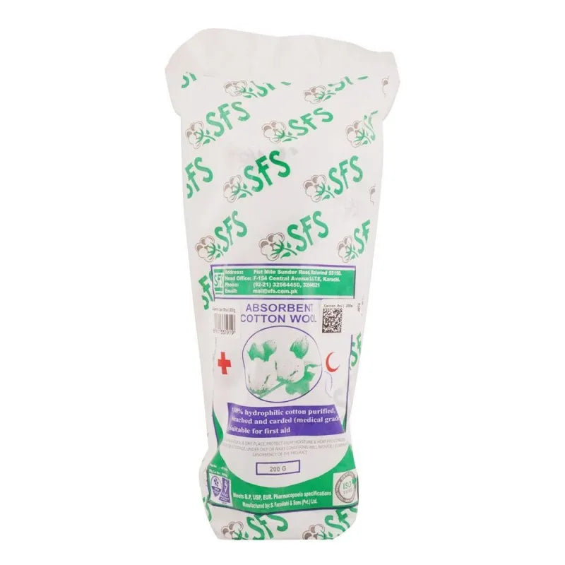 sfs absorbent cotton wool, 200g image2