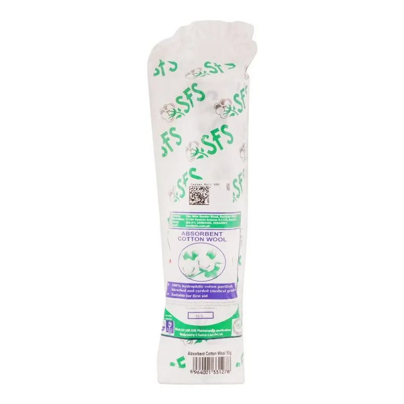 sfs absorbent cotton wool, 50g image2