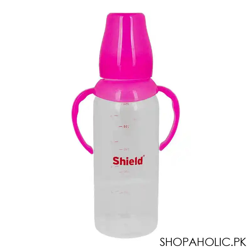 Shield Baby Evenflo Feeder With Handle, 6m+, BPA Free, Pink, 250ml - Main Image