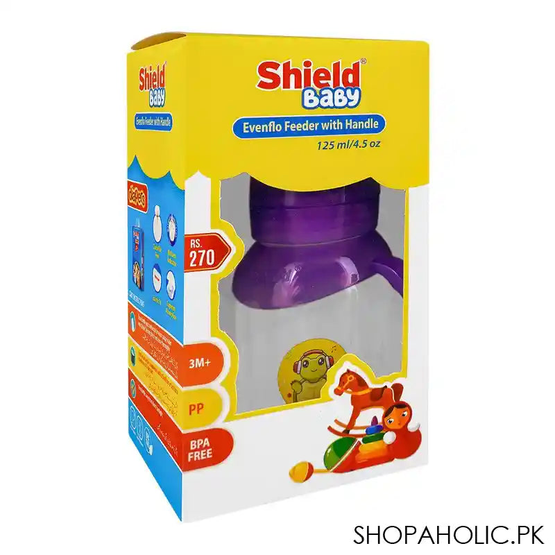 Shield Baby Evenflo Feeder With Handle, For +3 Months, BPA Free, 125ml - Main Image