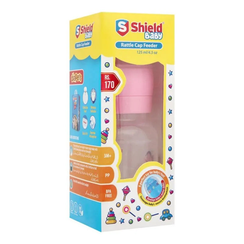 shield baby rattle cap feeder, 3m+, 125ml image3