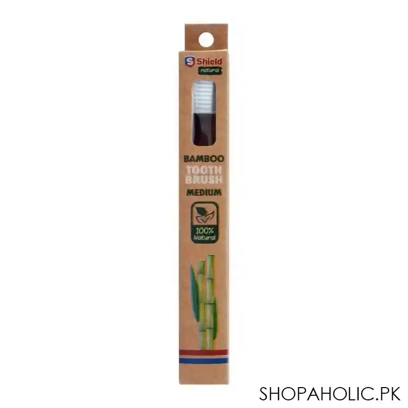 shield bamboo toothbrush, medium image2