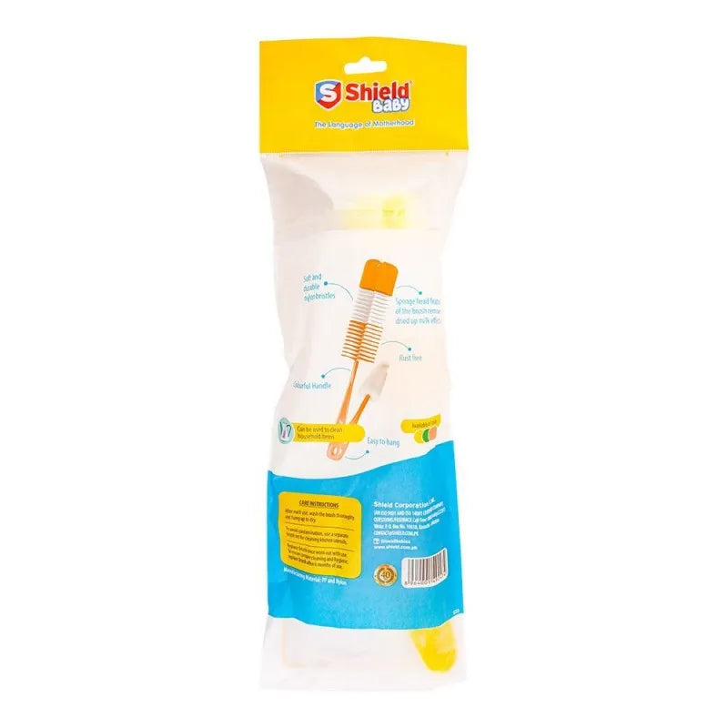 shield feeding bottle & nipple cleaning brush kit image2