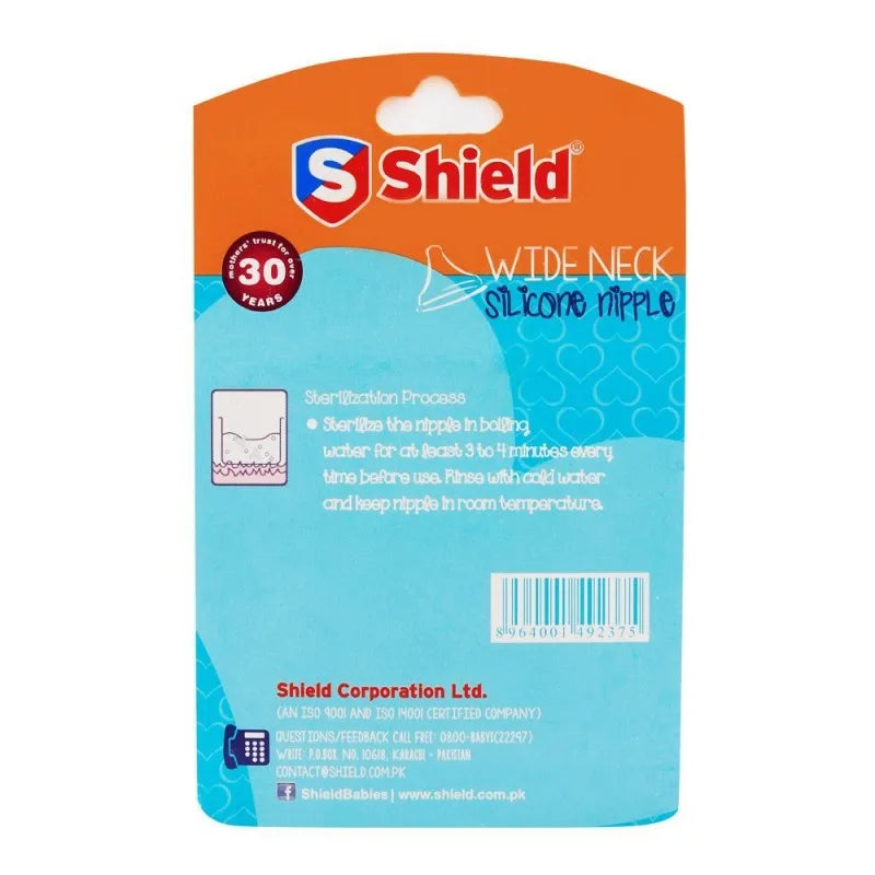 shield wide neck silicone nipple 2 pack image2