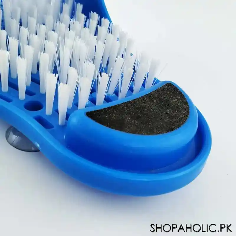 shower foot cleaning brush and scrubber slipper 1pc image4