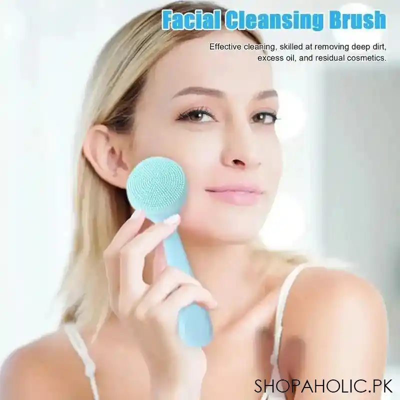 silicon facial cleansing brush image3