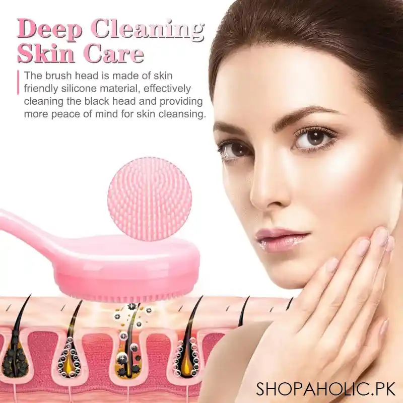 silicon facial cleansing brush image4