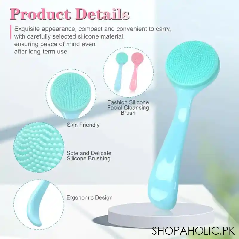 silicon facial cleansing brush image5