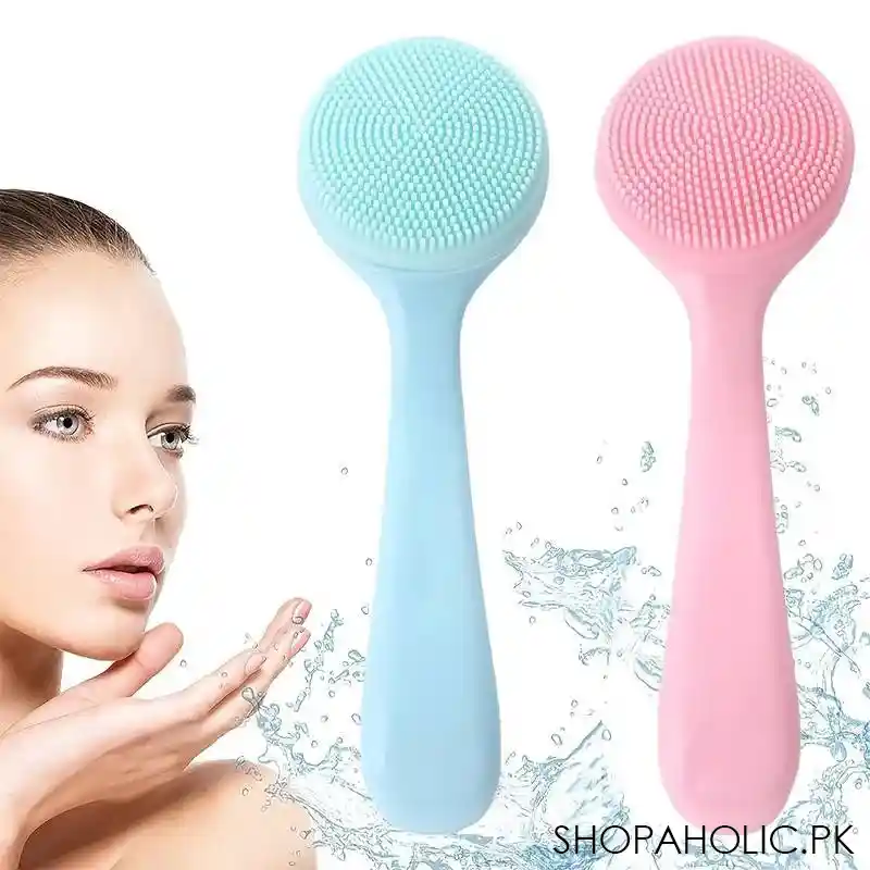 silicon facial cleansing brush main image