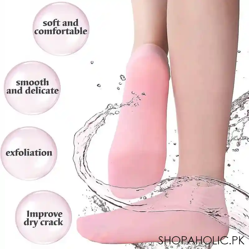 silicon foot care protector moisturizing sock main image