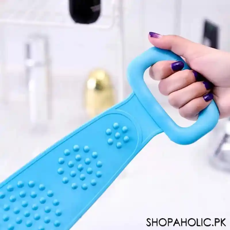 silicone body back scrubber for skin deep cleaning image5