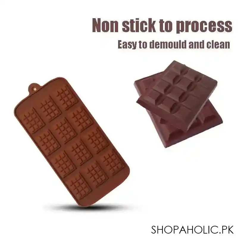 silicone chocolate mini bar mold image3