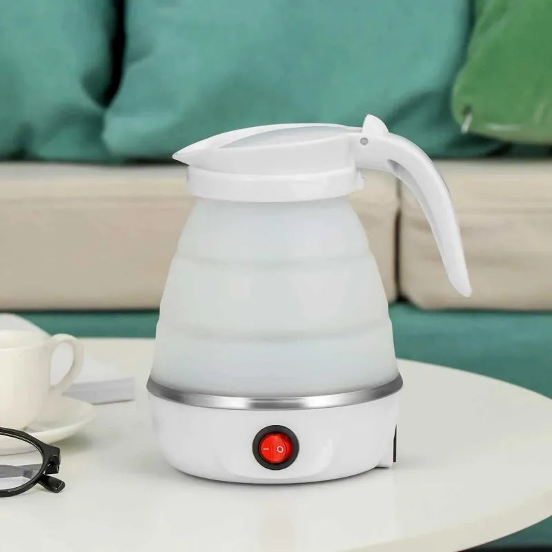 silicone collapsible foldable electric kettle 600ml image2