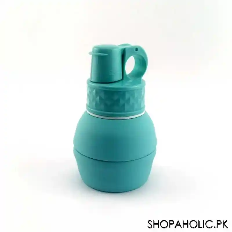 silicone collapsible foldable sports water bottle image2