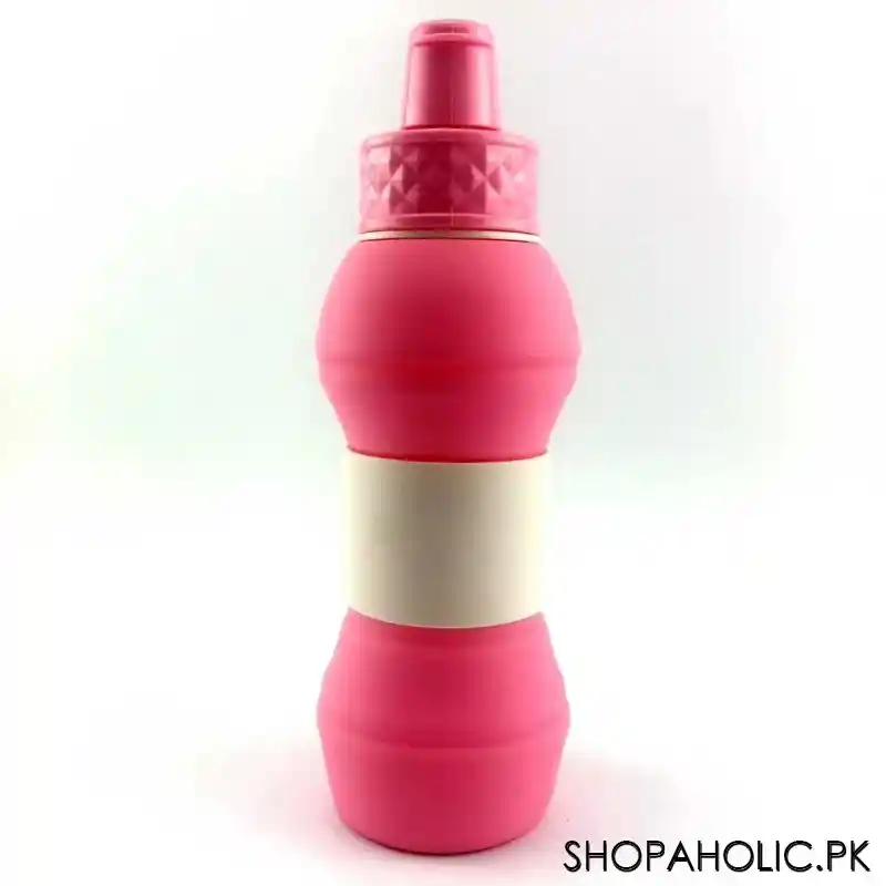 silicone collapsible foldable sports water bottle image3