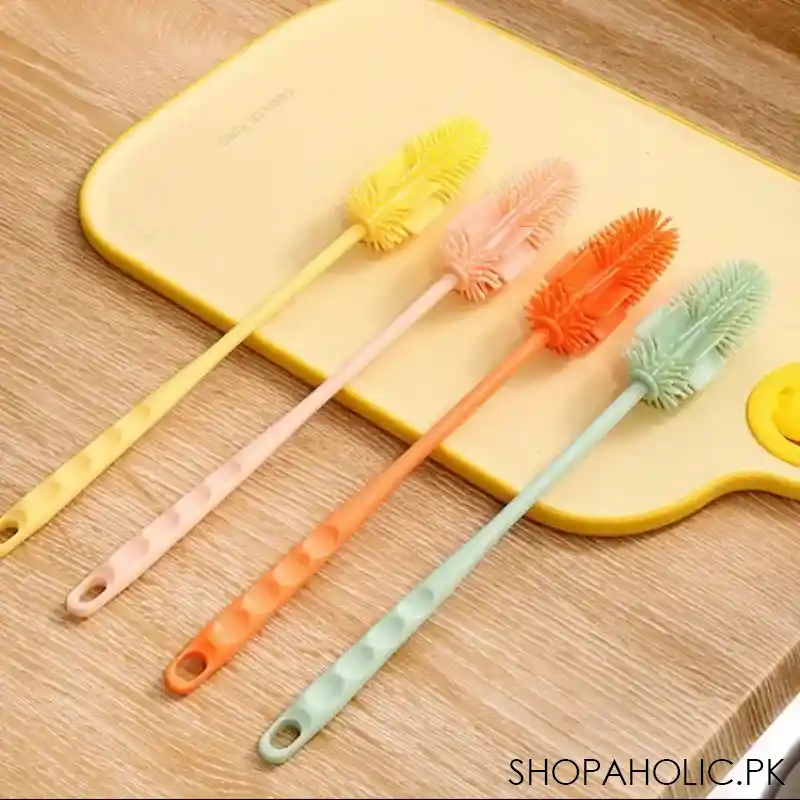 silicone flexible bottle cleaning brush main image